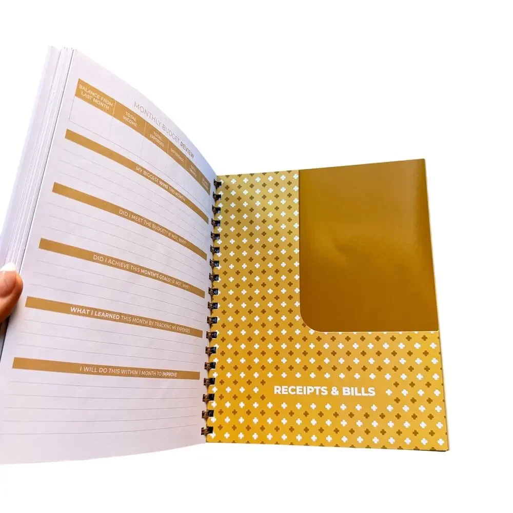 Clever Fox Budget Planner Bill Organizer Rose Gold Undated Finance